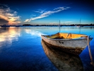Scenic Boat Wallpaper